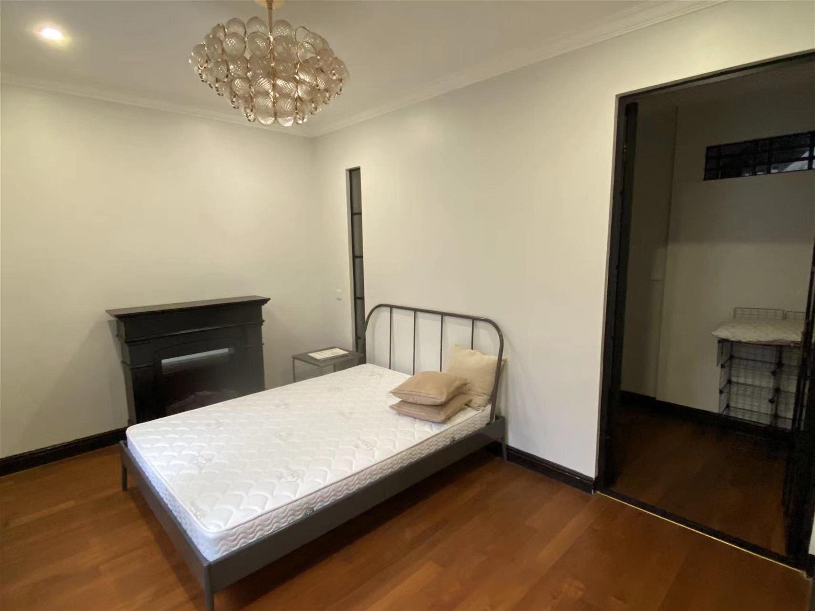 Bedroom with extra room Classic 1BR FFC Apartment for Rent in Shanghai