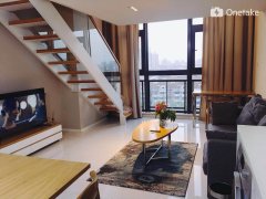 Modern 2BR Duplex in Putuo near Metro 3 and 4