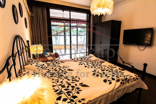 houses rent shanghai Lane house with terrace for rent on Changshu road in french concession