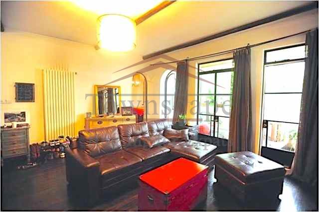 expat housing shanghai Spacious, Bright lane house with terrace in French Concession