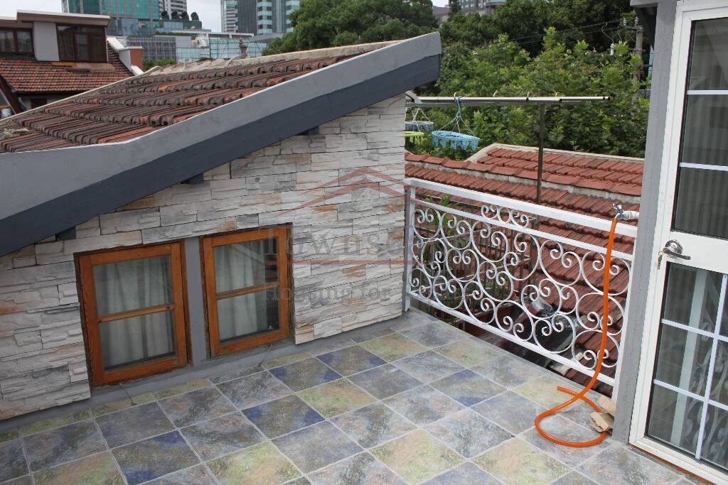 nice terrace apartment shanghai Exclusive design apartment with wonderful terrace