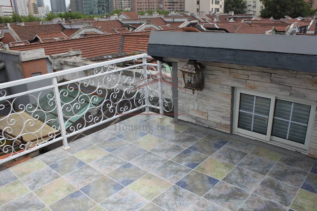 duplex apartment shanghai Exclusive design apartment with wonderful terrace