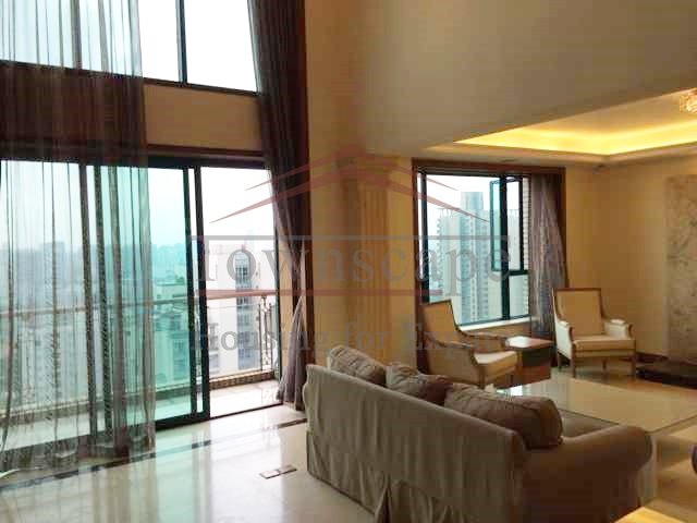 zheng ning road shanghai Unbelievable high floor duplex in Jing