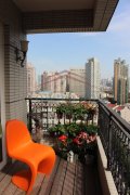 Shanghai apartment balcony nice view Luxurious apartment in Jing