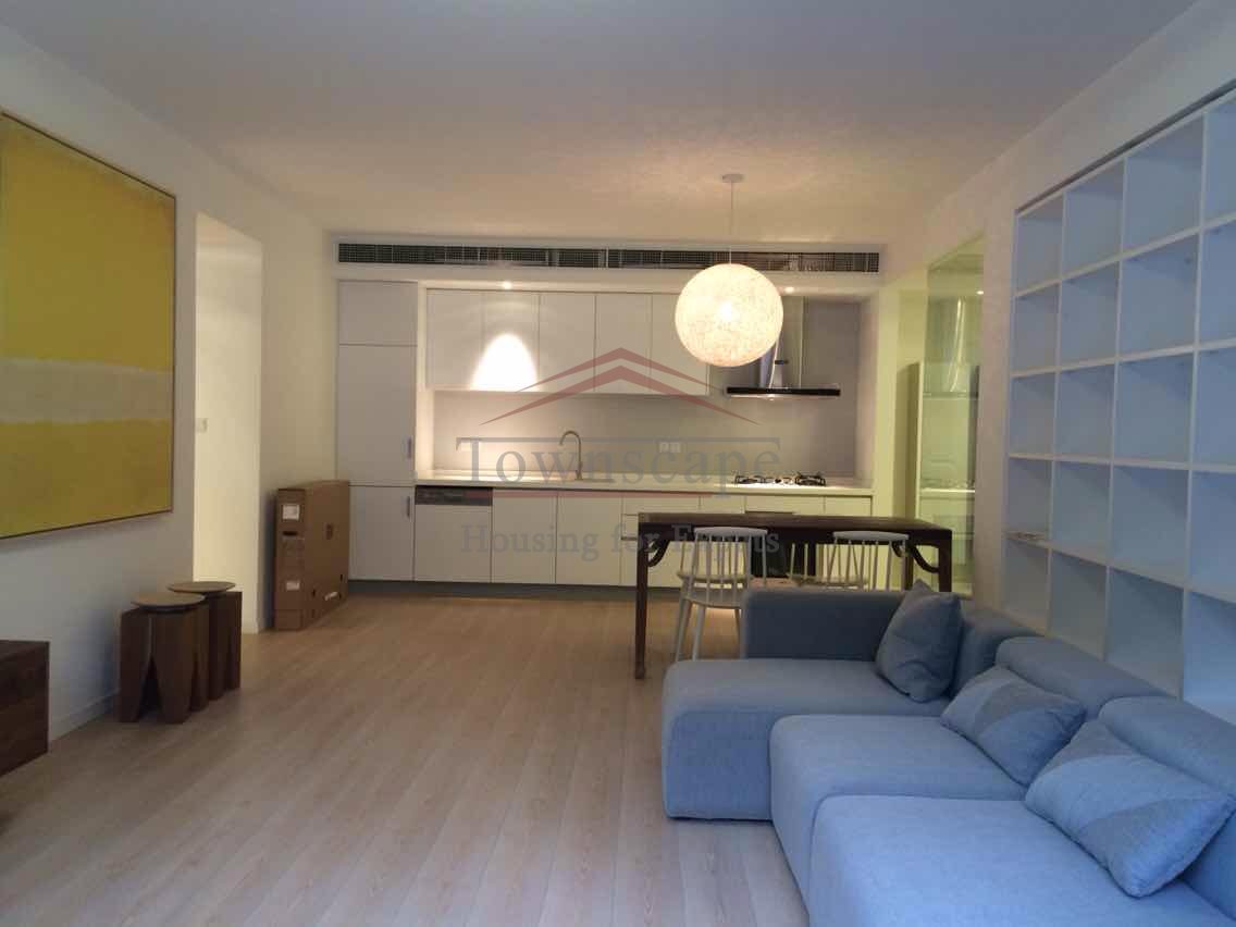 Shanghai apartment in central residences Luxury 3 br apartment with private  garden