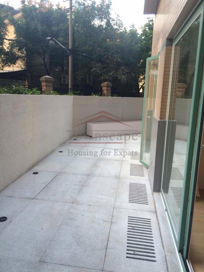 shanghai apartment in french concession Luxury 3 br apartment with private  garden