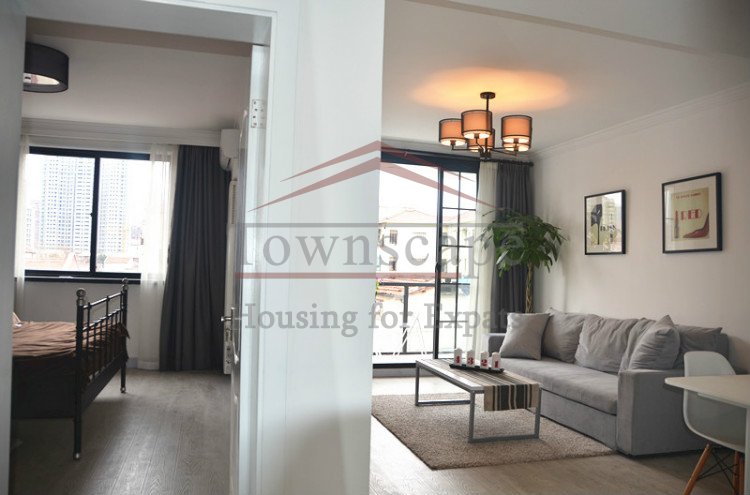 shanghai apartment for rent Renovated 2 BR Lane House French Concession L1&10 Shanxi rd Metro