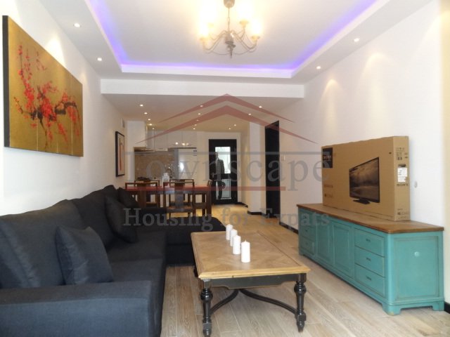 Shanghai Rentals Brilliant 3BR Renovated Lane House Changshu road L 1&7 w/ garden