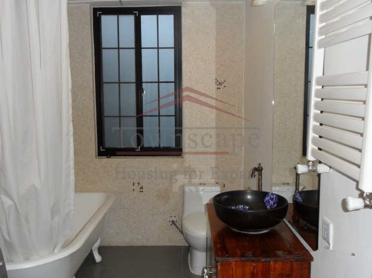 rent in Shanghai 2 Bed Lane House in French Concession w/ wall heating