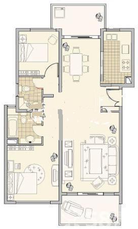 2br apartment near Century Park 2BR Apartment for Rent in Lujiazui Central Palace