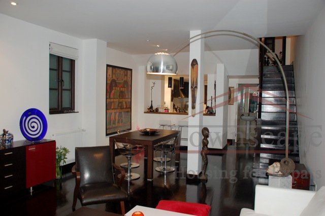 Shanghai lane house for rent 3BR Lane House w/ garden & terrace on West Nanjing Rd