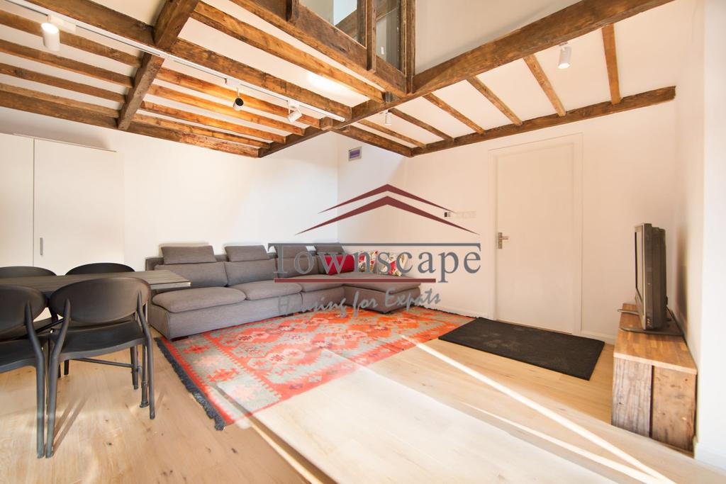  Spacious Loft 2BR w/Floor-Heating in Jingan