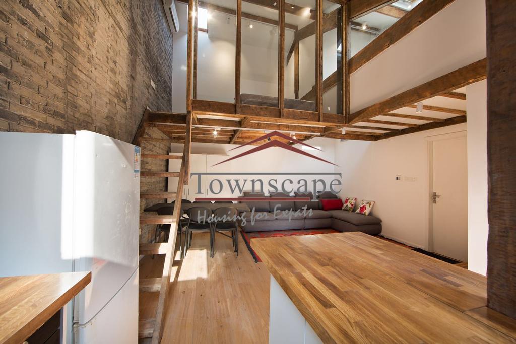  Spacious Loft 2BR w/Floor-Heating in Jingan