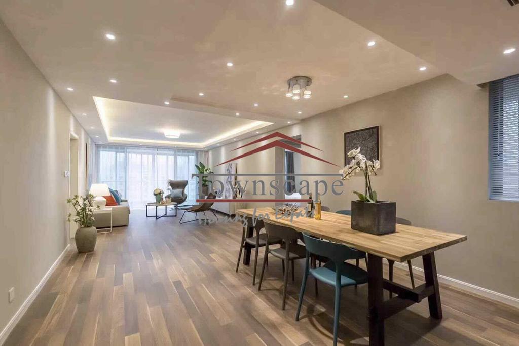  High-End 3BR Apartment with Floor-Heating in Shanghai Xujiahui