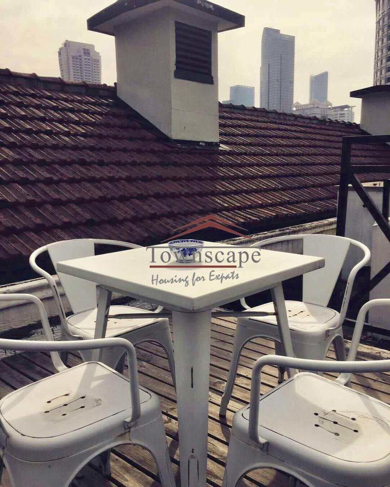  Sunny 1.5BR Lane House with Roof Terrace in Jing